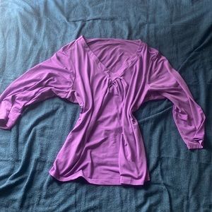 Susan Graver Purple Top